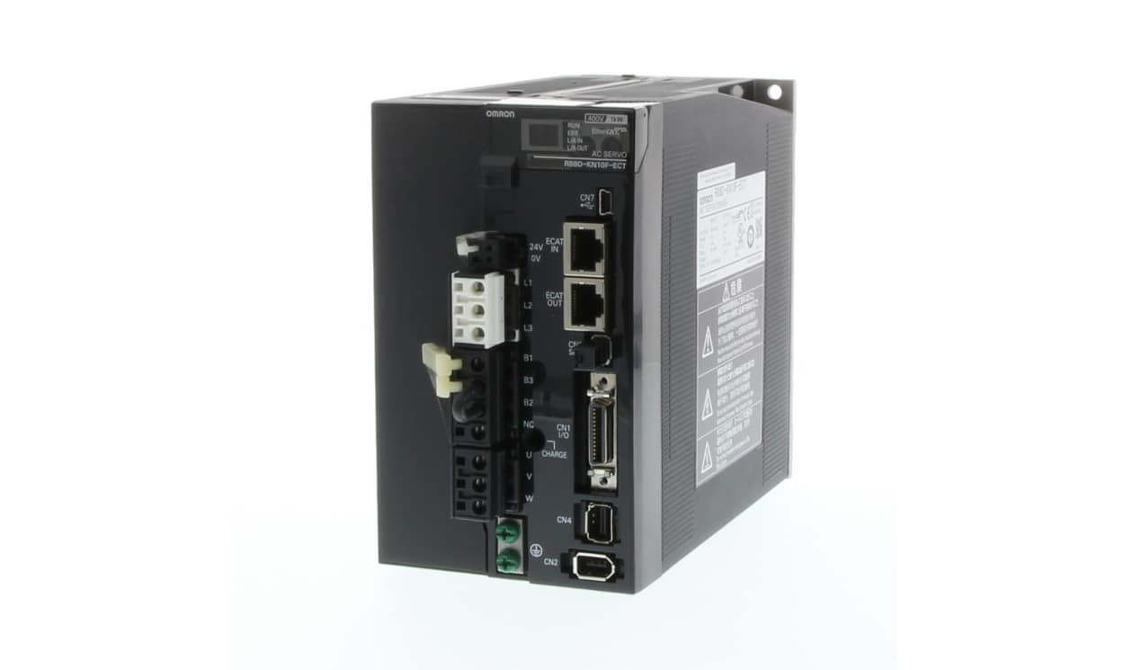 Omron R88D-KN150F-ECT, 15 kW Servo Drive, 400 V ac, 1 Phase, 150 V