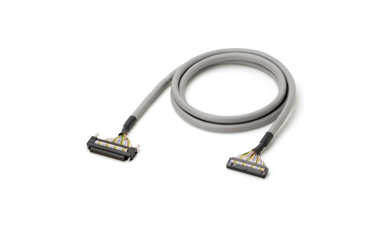Omron XW2Z-300B, Cable for Use with XW2Z, 3m Length, 1-Phase, 24 Vdc - generaltechuae