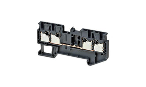 Omron XW5T-P2.5-2.2-1, DIN Rail Terminal Block, 17.5A, 14 AWG Wire, Push In Termination