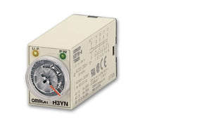 Omron H3YN-2 AC200-230, H3YN Series DIN Rail Mount Timer Relay, 200 → 230V ac, 2-Contact, 0.1 s→ 10min, DPDT - generaltechuae