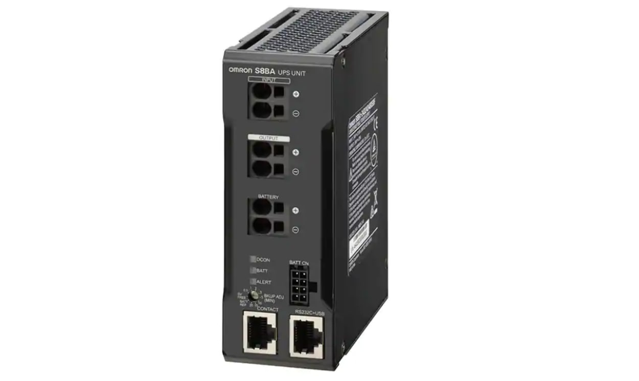 Omron S8BA-24D24D960SBF, 24V dc Input DIN Rail Mount UPS