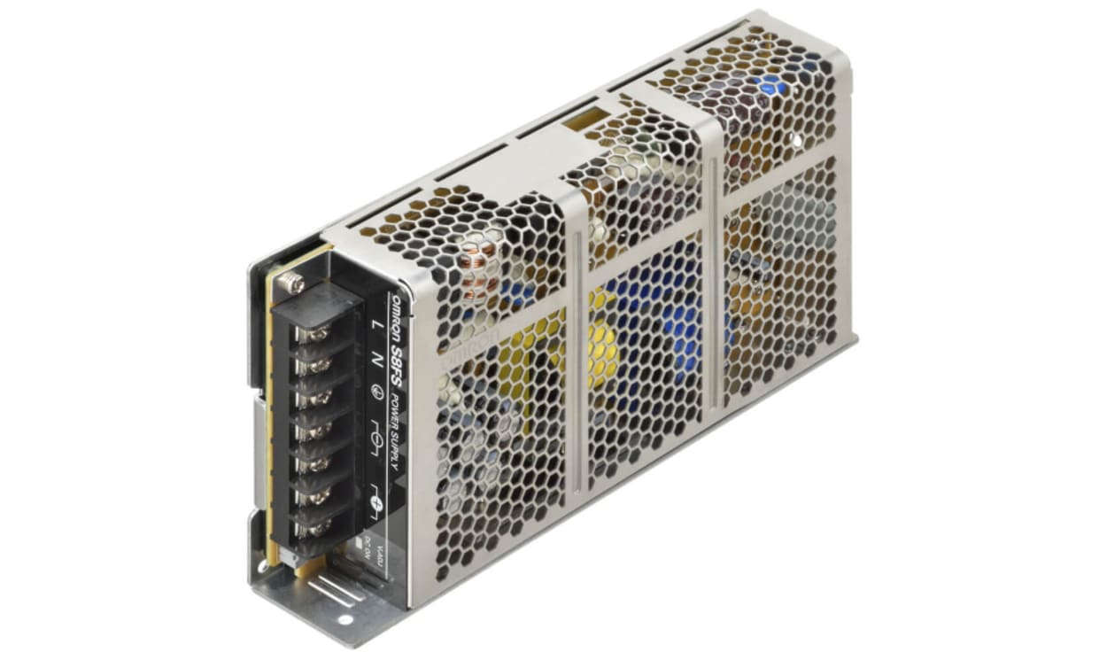 Omron S8FS-C15012, Switching Power Supply, , 12V dc, 12.5A, 150W, 1 Output, 100 → 240V ac Input Voltage