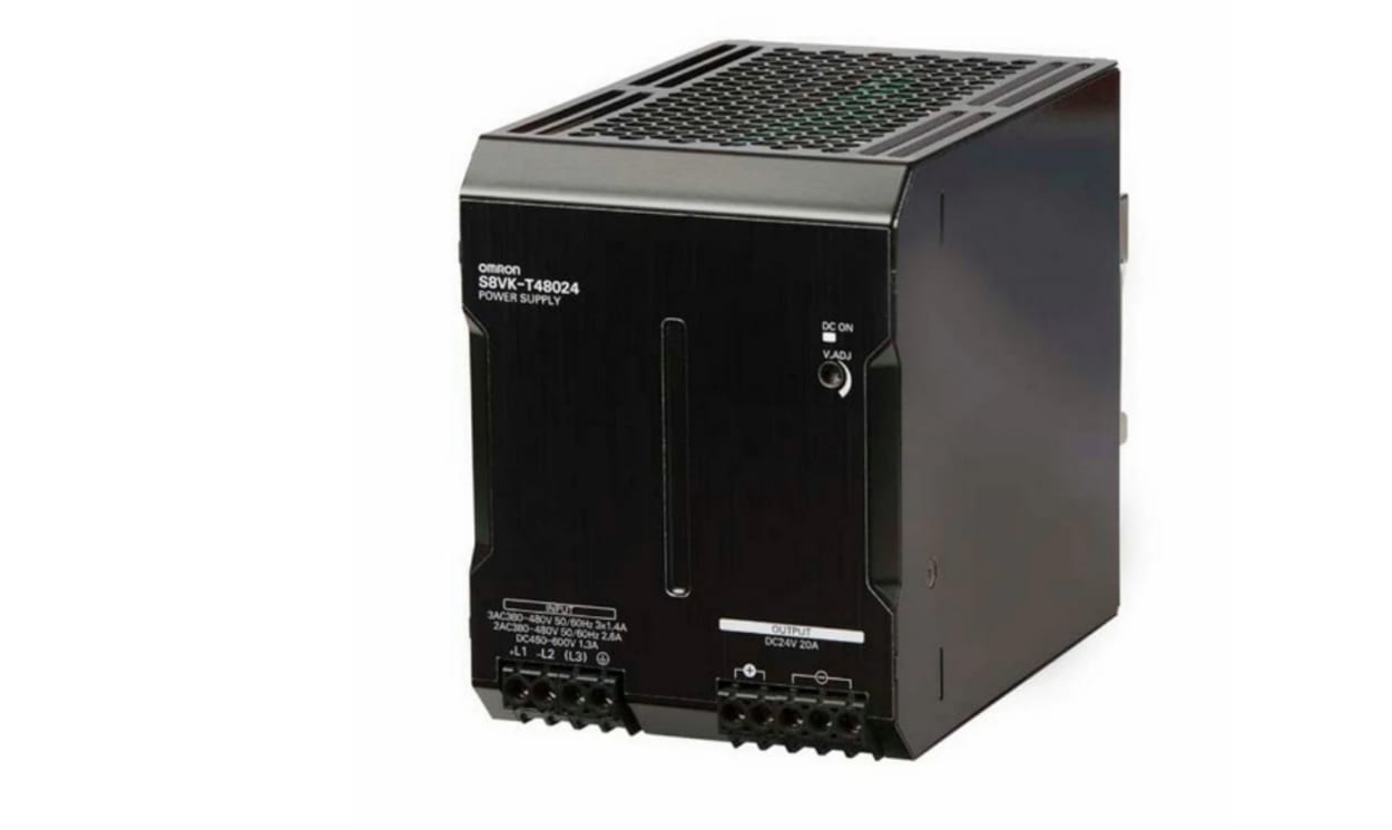 Omron S8VK-T48024-400, S8VK-T Switched Mode DIN Rail Power Supply, 380 → 480 V ac, 450 → 810 V dc ac Input, 24V dc dc