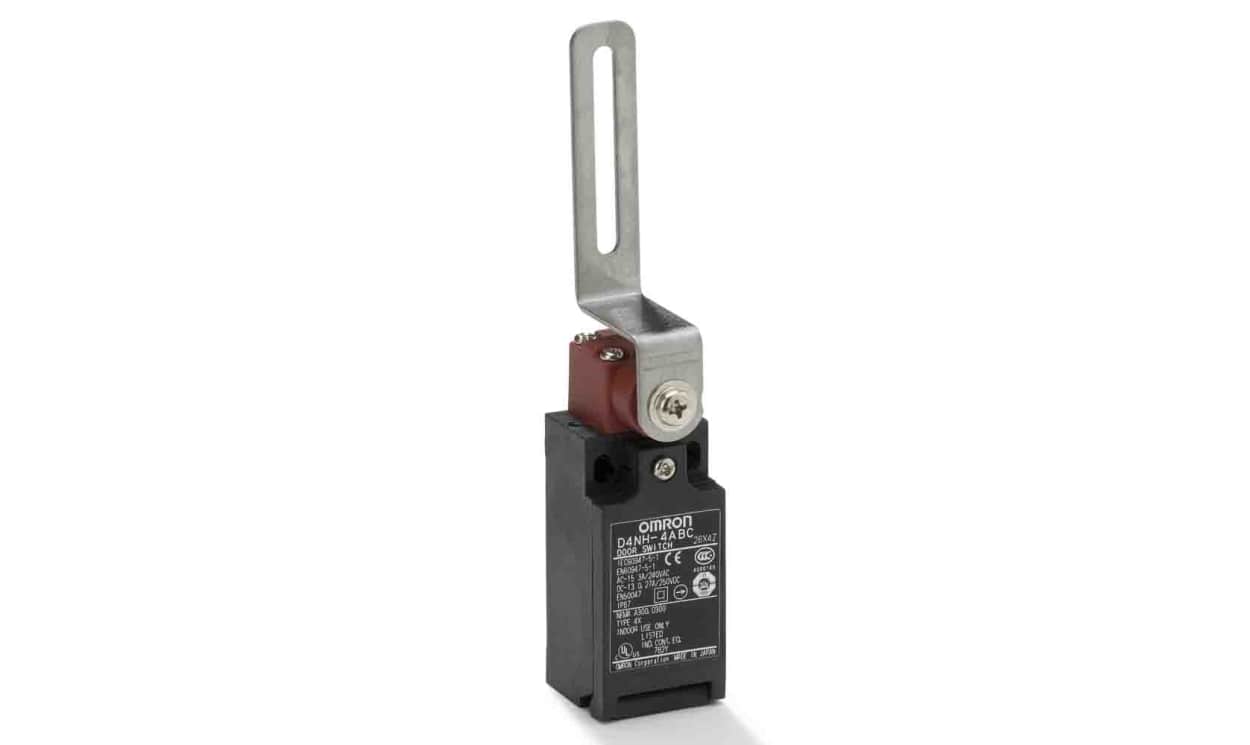 Omron D4NH-4ABC, Lever Limit Switch, 1NC/1NO, IP67, DPST, Metal Housing, 240V ac Max, 10A Max