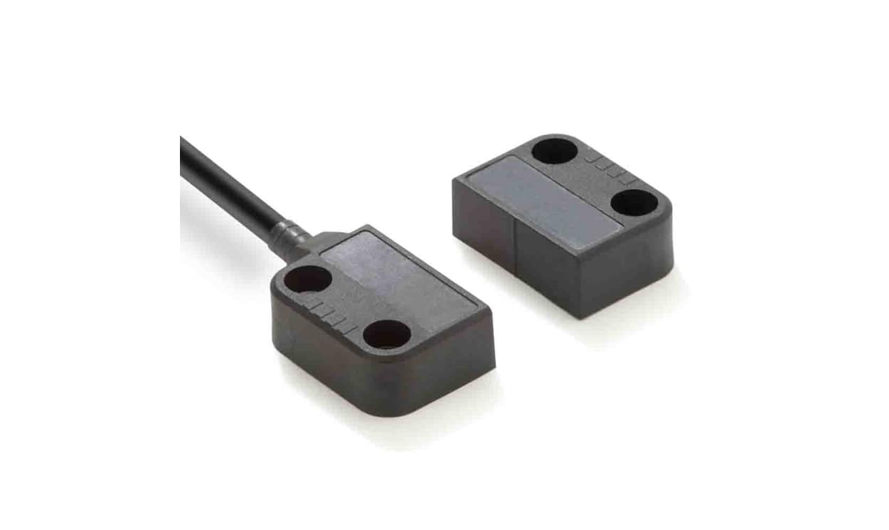 Omron F3S-TGR-NMPR-20-08-R10, F3S-TGR-N_R Series Magnetic Non-Contact Safety Switch, 24V dc, Plastic Housing, 2NC, M8
