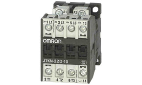 Omron J7KN-22D-10 400, Contactor, 400 VAC Coil, 3-Pole, 22 A, 11 kW, 1NO + 3NC - generaltechuae
