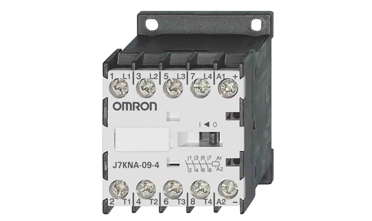 Omron J7KNA-09-4 230, Contactor, 230 VAC Coil, 4-Pole, 9 A, 4 kW, 4NO - generaltechuae