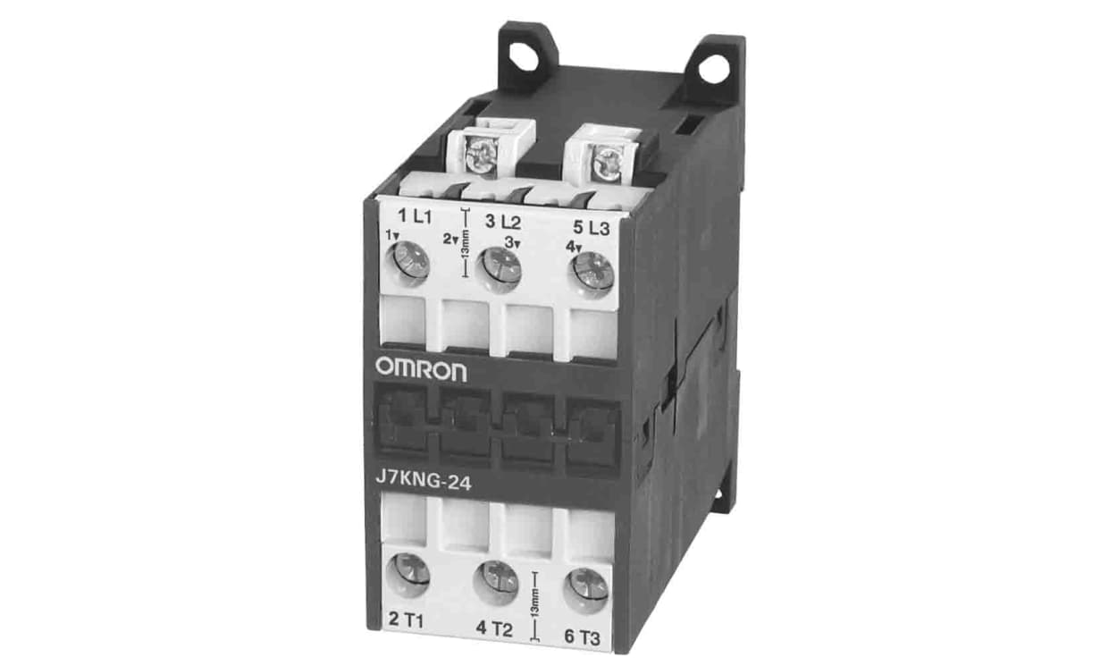 Omron J7KNG-24 24D, Contactor, 24 V dc Coil, 3-Pole, 24 A, 11 kW, 3NO - generaltechuae
