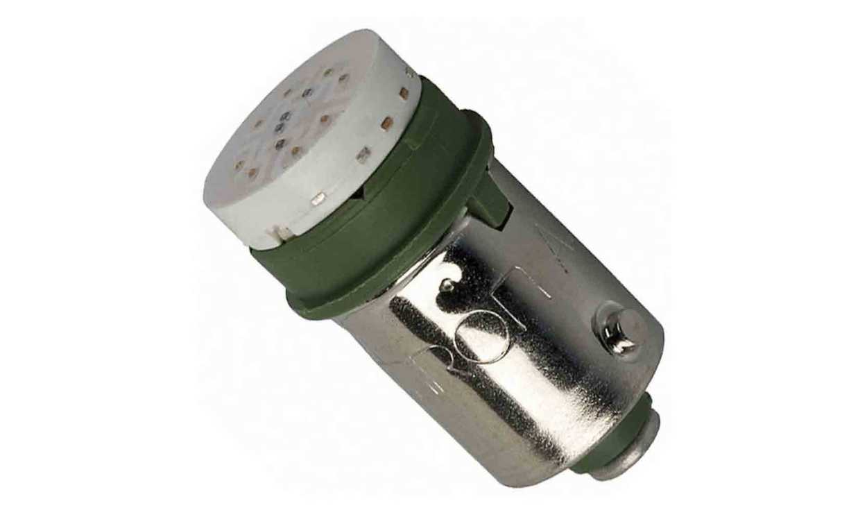 Omron A22-24AG, Green Push Button LED Light for Use with A22 Series