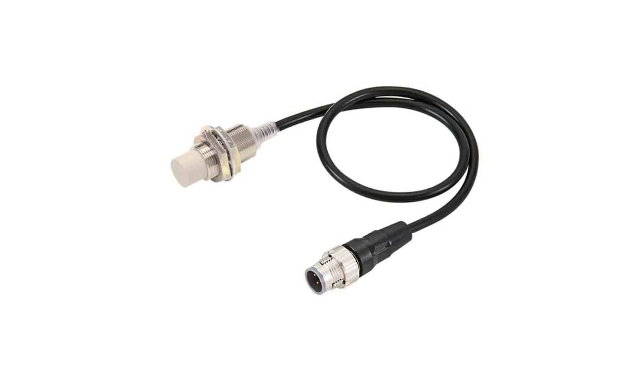 Omron E2E-X16MB1T18-M1TJ 0.3M, Inductive Threaded Barrel Proximity Sensor, M18, 16 mm Detection, PNP NO, 10 → 30 V dc - generaltechuae