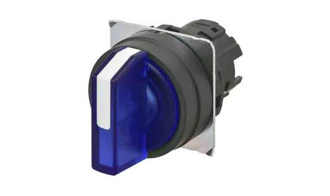 Omron A22NZ-3BM-TAA, A22NZ Series 3 Position Selector Switch Head, 22mm Cutout