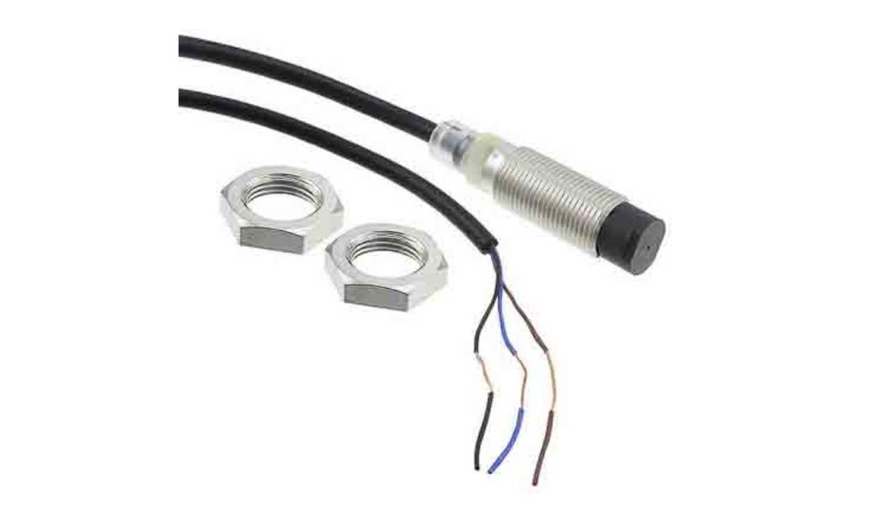 Omron E2B-M12KN05-WP-C1 2M, Inductive Threaded Barrel Proximity Sensor, M12, 5 mm Detection, NPN NO, 10 → 30 V dc - generaltechuae