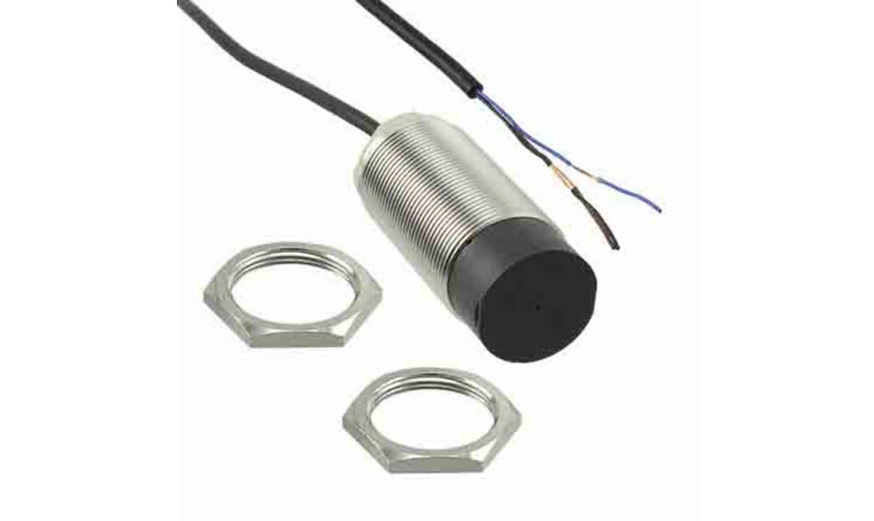 Omron E2B-M30KN20-WP-B1 2M, Inductive Threaded Barrel Proximity Sensor, M30, 20 mm Detection, PNP NO, 10 → 30 V dc - generaltechuae