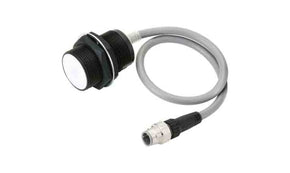Omron E2EQ-X10D1G-M1GJ-T 0.3M, Inductive Threaded Barrel Proximity Sensor, M30, 10 mm Detection, 2-Wire NO, 10 → 30 V dc