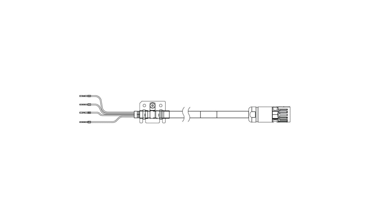 Omron R88A-CA1H010SF, Cable for Use with 1S Series Servo Motor with 400 V, 10m Length - generaltechuae