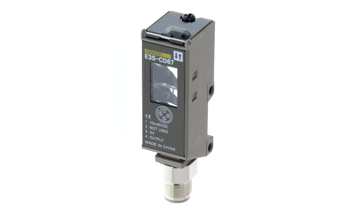 Omron E3S-CD66, Diffuse Photoelectric Sensor, Block Sensor, 700 mm Detection Range