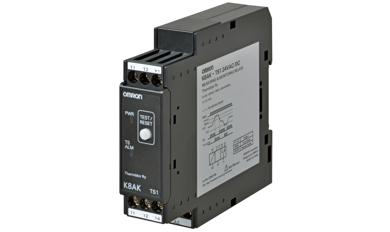 Omron K8AK-TS1 24VAC/DC, Temperature Monitoring Relay, SPDT