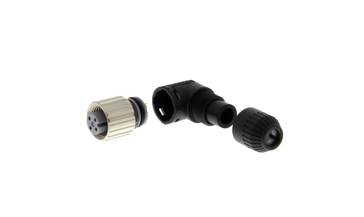 Omron XS2C-D422, Circular Connector, 4 Contacts, Cable Mount, M12 Connector, Socket, Female, IP67, XS2 Series