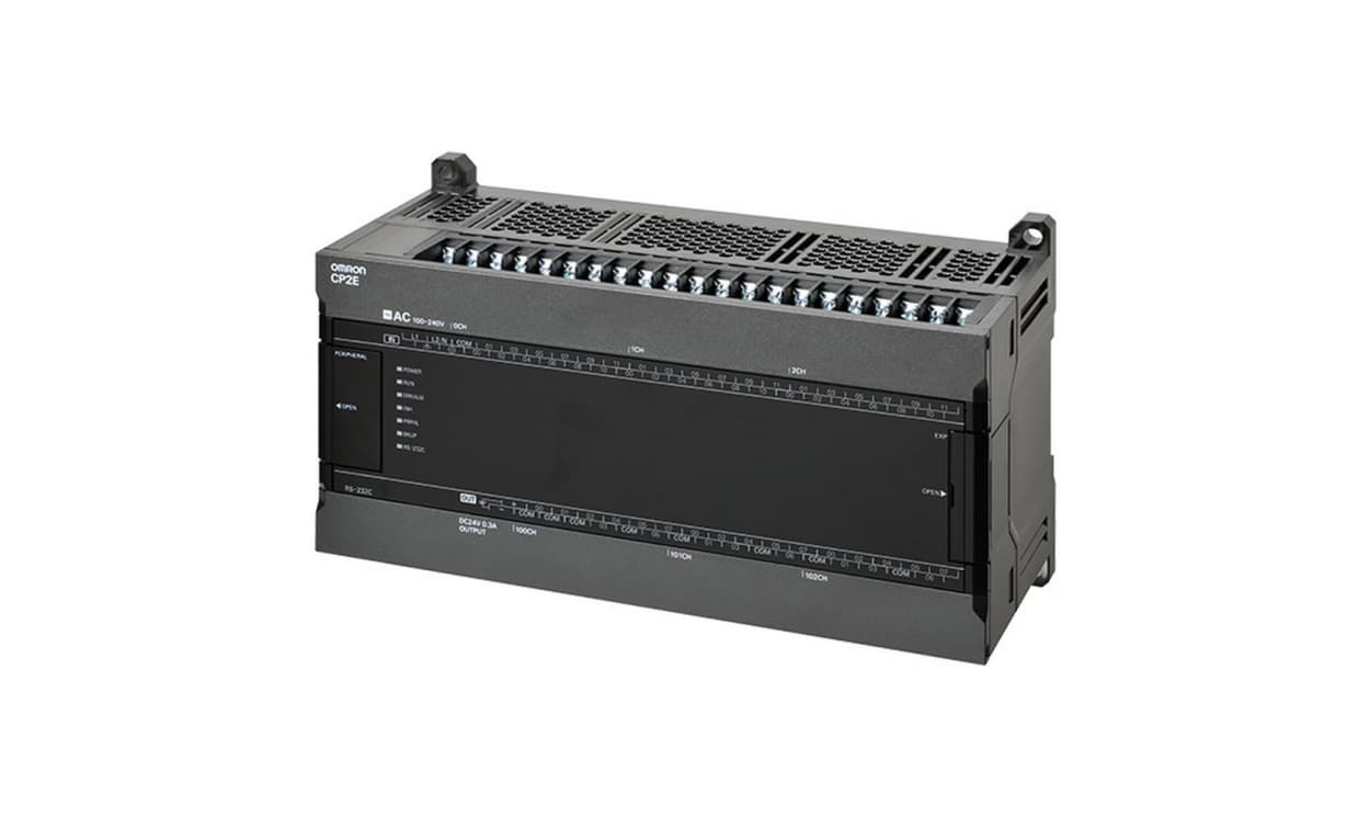 Omron CP2E-E60DR-A, CP2E Series PLC CPU, 36-Input, PNP/NPN Input