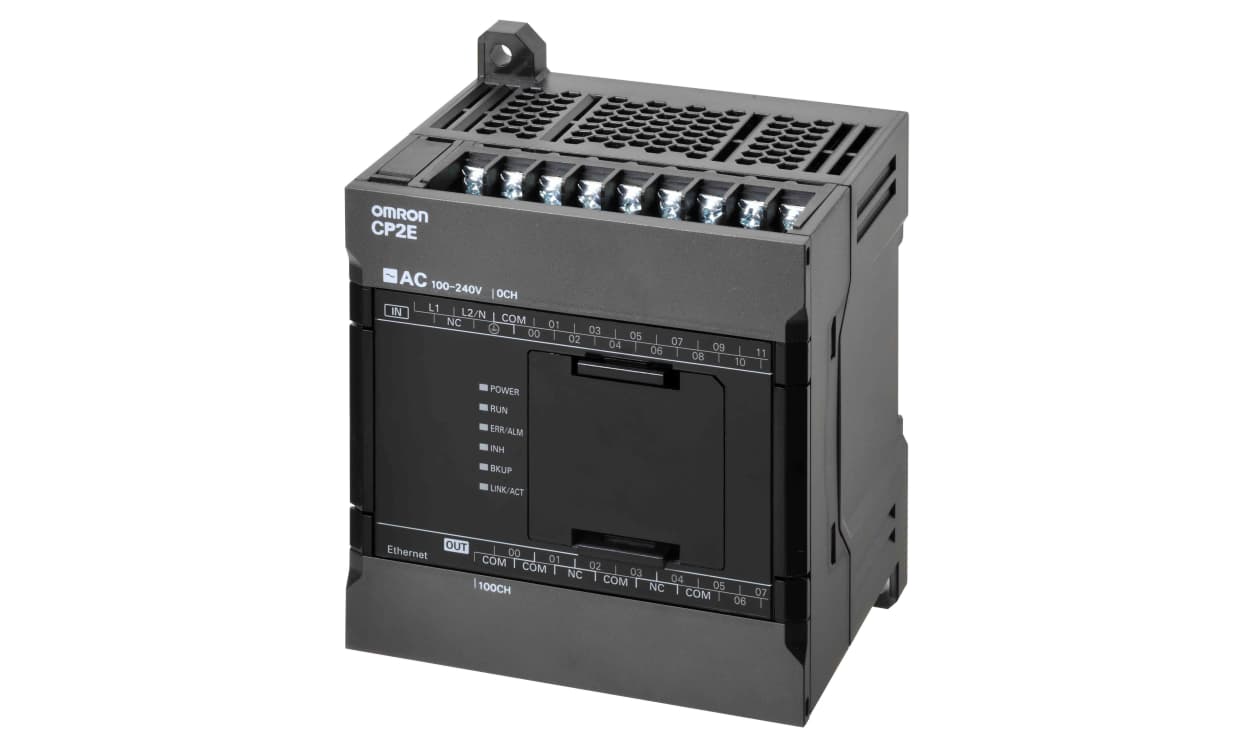 Omron CP2E-N40DR-D, CP2E Series PLC CPU, 24-Input, PNP/NPN Input - generaltechuae