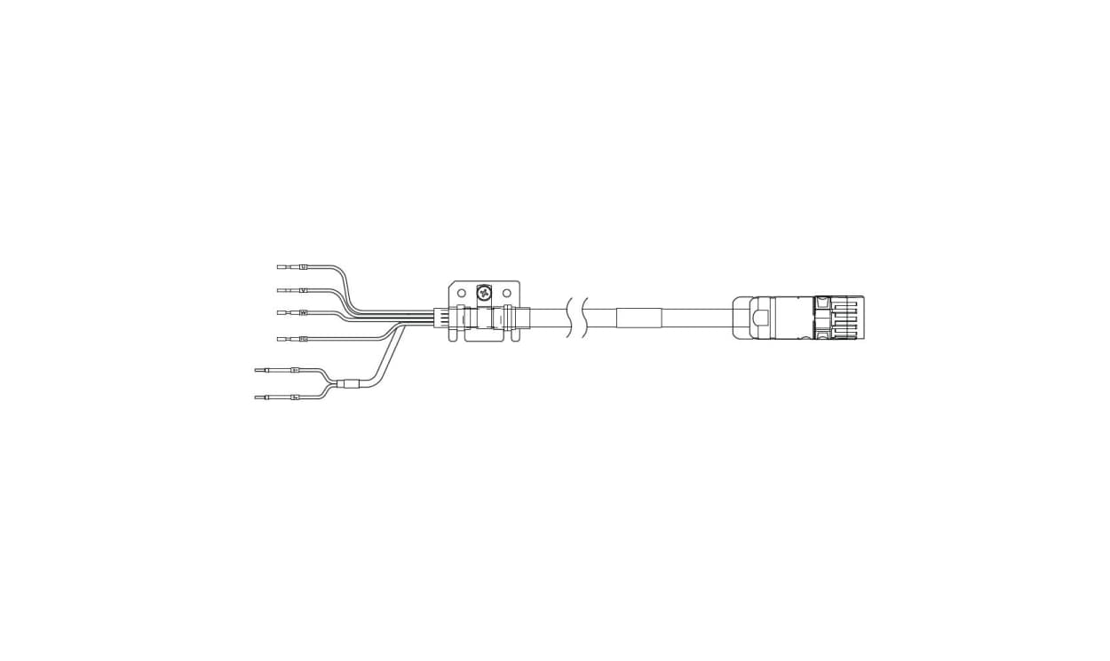Omron R88A-CA1G015BF, Cable for Use with 400 V Servomotors R88M-, 15m Length - generaltechuae