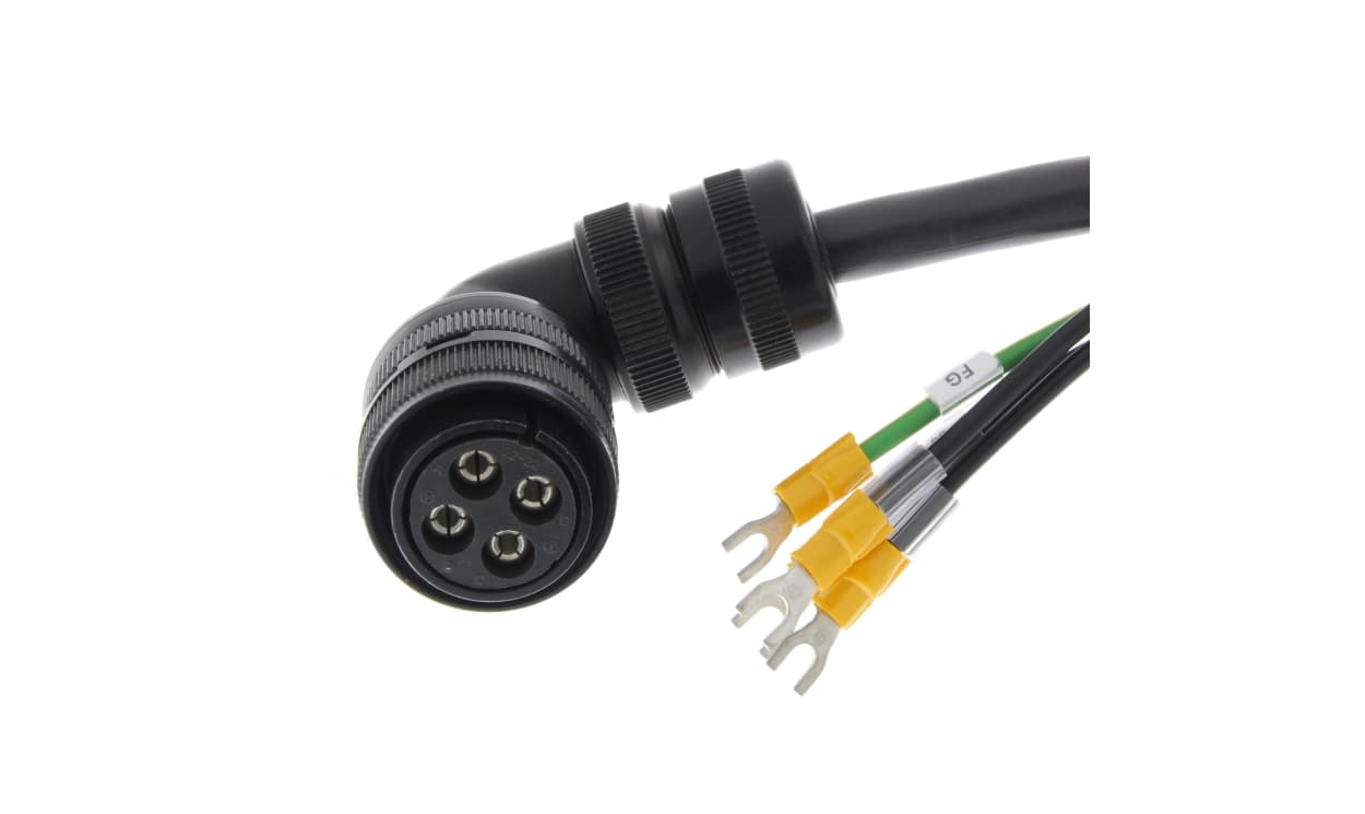 Omron R88A-CAGD003SR-E, Cable for Use with 400 V Servomotors R88M-, 3m Length - generaltechuae