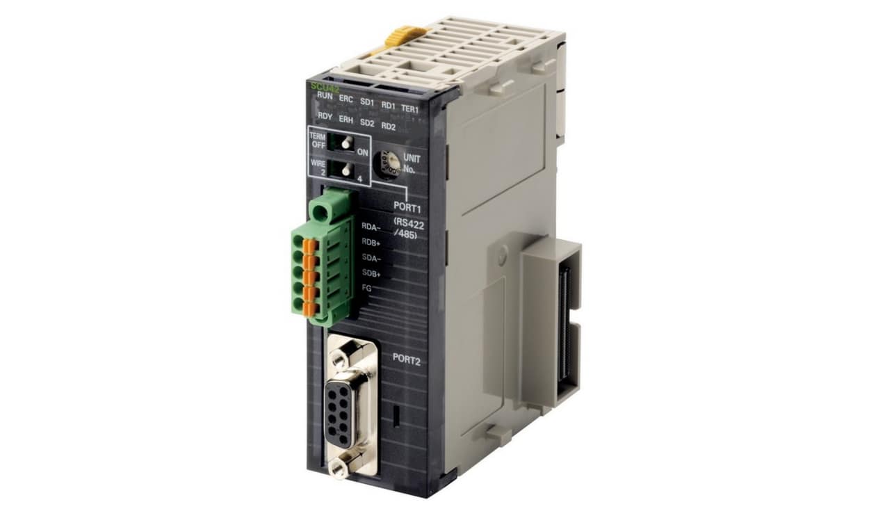 Omron CJ1W-SCU42, PLC I/O Module for Use with CJ-Series - generaltechuae