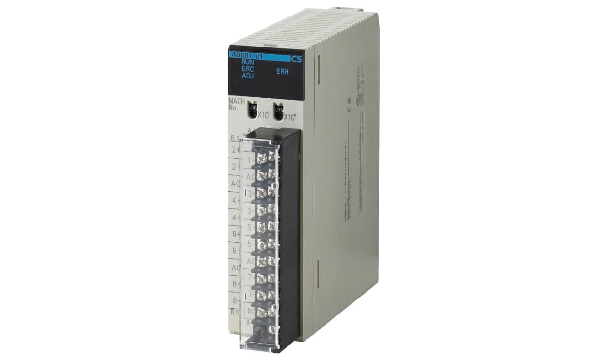 Omron CS1W-AD081-V1, I/O Unit for Use with CS1 Series - generaltechuae