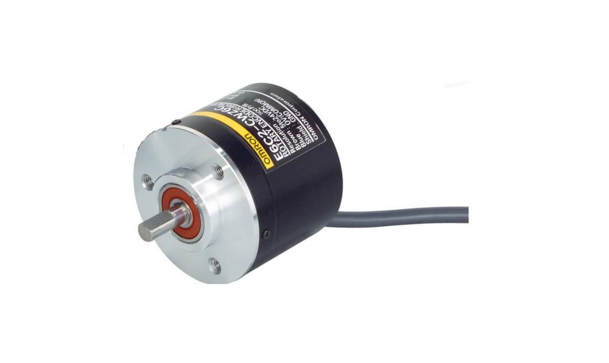 Omron E6C2-CWZ6C 360P/R 2M, E6C2-C Series Incremental Incremental Encoder, 360 ppr, NPN Open Collector Signal, Radial, Thrust Type, 6mm Shaft - generaltechuae