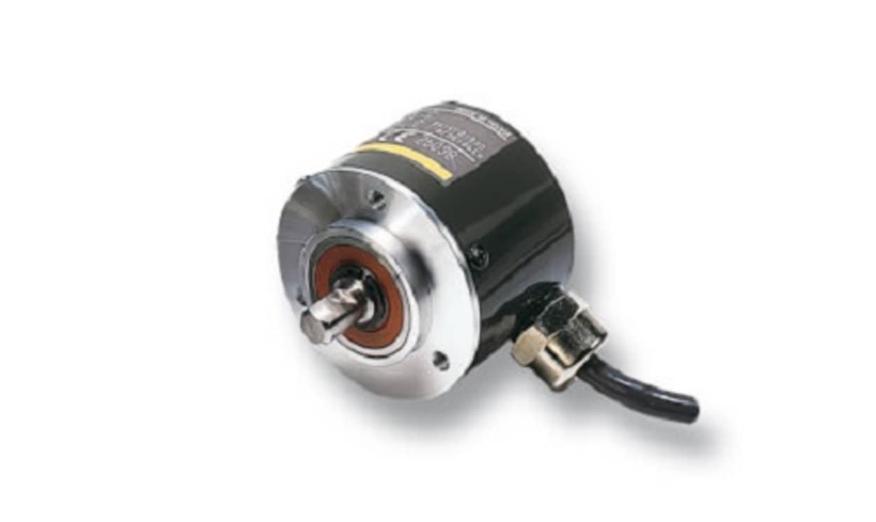 Omron E6C3-AG5C 1024P/R 2M, Absolute Absolute Encoder, 1024 ppr, NPN Open Collector Signal, Radial, Thrust Type - generaltechuae