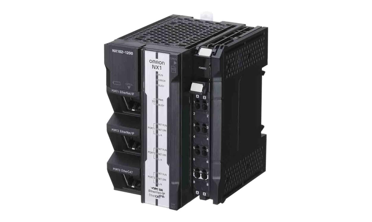 Omron NX102-1020, NX102 Series PLC CPU for Use with Machine Automation Controller NX1