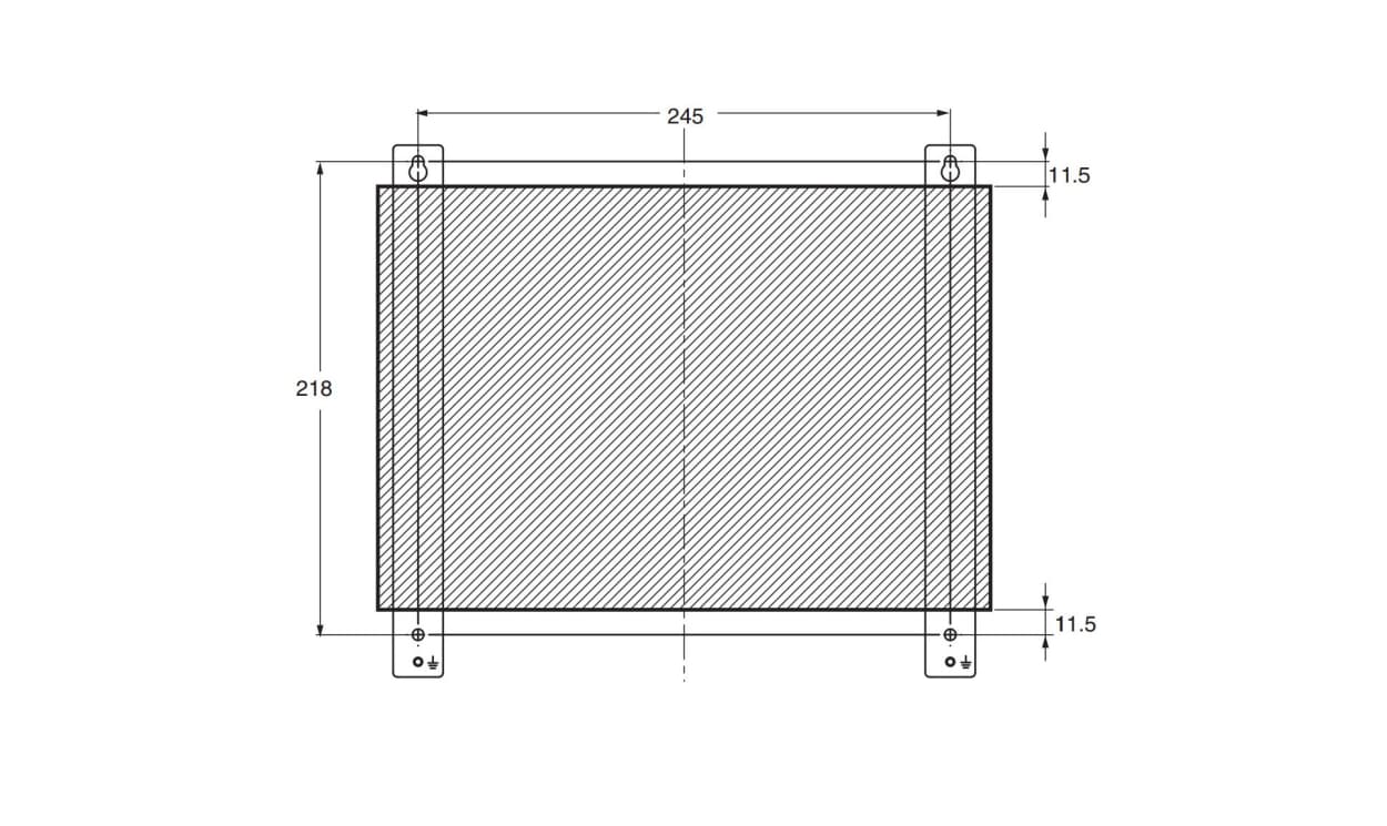 Omron NY000-AB01, Wall Mounting Accessory for Use with Box PC