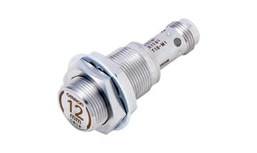 Omron E2EW-X12B3T18-M1, Inductive Threaded Barrel Proximity Sensor, M18, 12 mm Detection, PNP NO+NC, 10 → 30 V dc