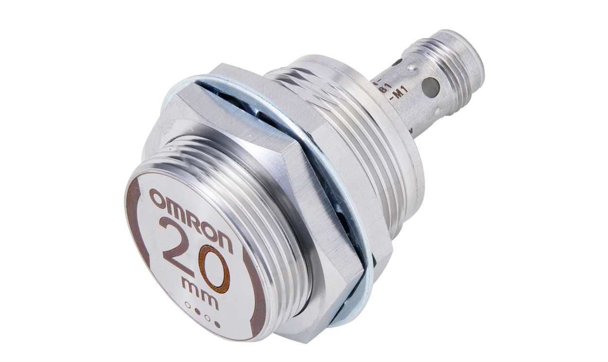 Omron E2EW-X20C130-M1, Inductive Threaded Barrel Proximity Sensor, M30, 20 mm Detection, NPN NO, 10 → 30 V dc