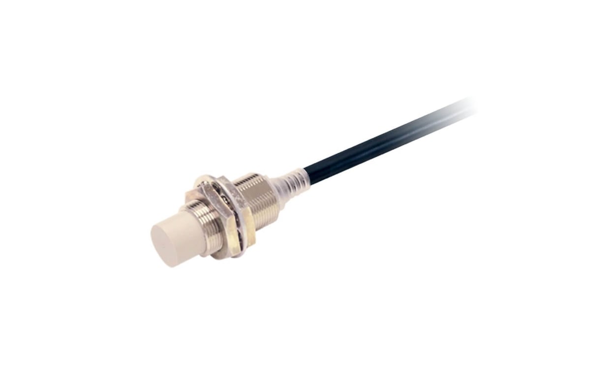 Omron E2E-X16MB218 2M, Inductive Threaded Barrel Proximity Sensor, M18, 16 mm Detection, PNP NC, 10 → 30 V dc - generaltechuae