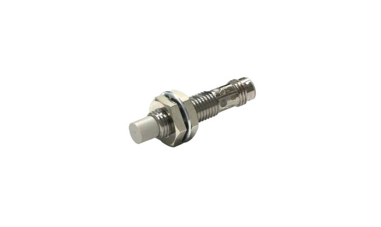 Omron E2E-X4MB28-M5, Inductive Threaded Barrel Proximity Sensor, M8, 4 mm Detection, PNP NC, 10 → 30 V dc