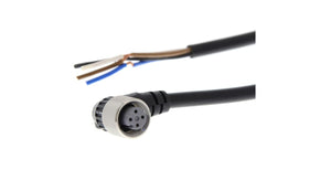 Omron XS2F-E422-D80-E, Right Angle Female M12 to Unterminated Sensor Actuator Cable, 2m