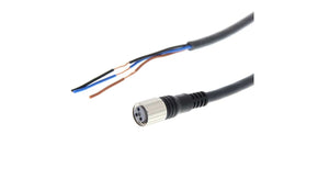 Omron XS3F-M321-305-R, Straight Female M8 to Unterminated Sensor Actuator Cable, 5m