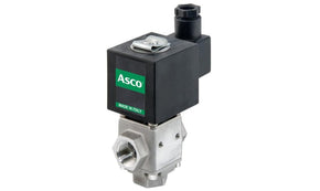 ASCO L340V09G-Z130A G3/8x12 V12/DC, Solenoid Valve , 3 port(s) , 12 V dc, 3/8in