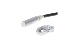 Omron E2EQ-X3D18 2M, Inductive Threaded Barrel Proximity Sensor, M8, 3 mm Detection, 2-Wire NO, 10 → 30 V dc