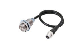 Omron E2EW-X5B118-M1TJ 0.3M, Inductive Threaded Barrel Proximity Sensor, M18, 5 mm Detection, PNP NO, 10 → 30 V dc