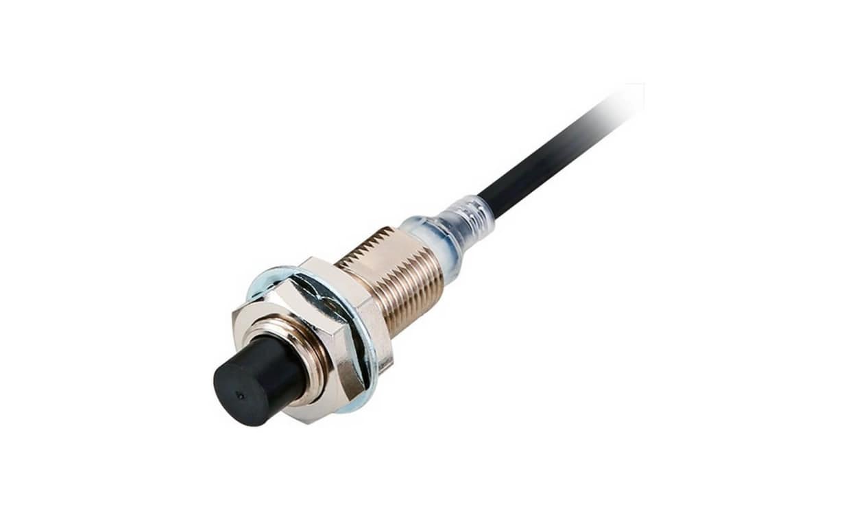 Omron E2E-X10MD112 2M, Inductive Threaded Barrel Proximity Sensor, M12, 10 mm Detection, 2-Wire NO, 10 → 30 V dc - generaltechuae