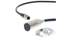 Omron E2E-X11D118-M1TGJ 0.3M, Inductive Threaded Barrel Proximity Sensor, M18, 11 mm Detection, 2-Wire NO, 10 → 30 V dc