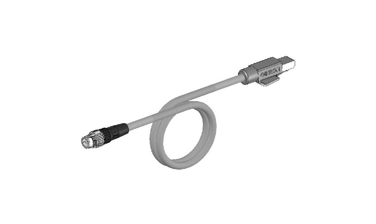 Omron XS5W-T421-KMC-K, , 15m Cat5e, Light Blue M12 to RJ45, None, Terminated