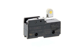 Omron Z-15GW22S, Short Hinge Roller Lever Micro Switch, Solder Terminal, 15A, SPDT, IP00