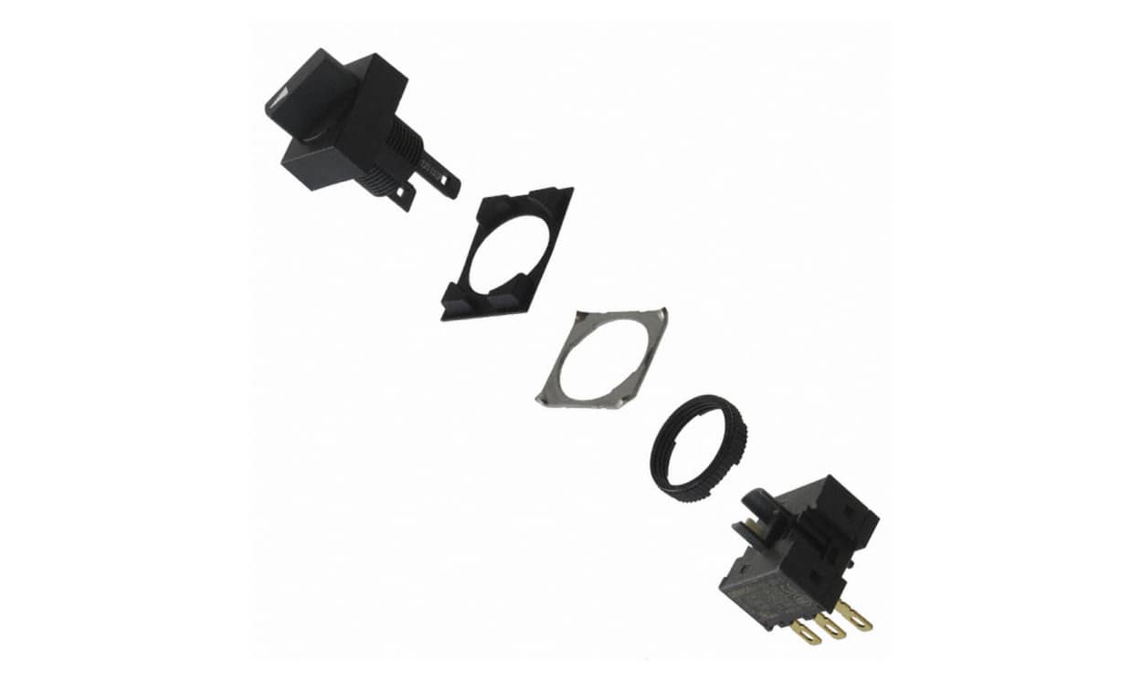 Omron A165S-J3M-2, Selector Switch - (DPDT)