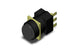 Omron A165-TBM-1, A16 Series Push Button Switch, Momentary, Panel Mount, SPDT, Black LED, 250V ac, IP65