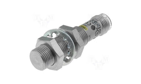 Omron E2FM-X2C1-M1, Inductive Threaded Barrel Proximity Sensor, M12, 2 mm Detection, NPN NO, 12 → 24 V dc