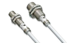 Omron E2FM-X2D1-M1TGJ-T 0.3M, Inductive Threaded Barrel Proximity Sensor, M12, 2 mm Detection, 2-Wire NO, 12 → 24 V dc