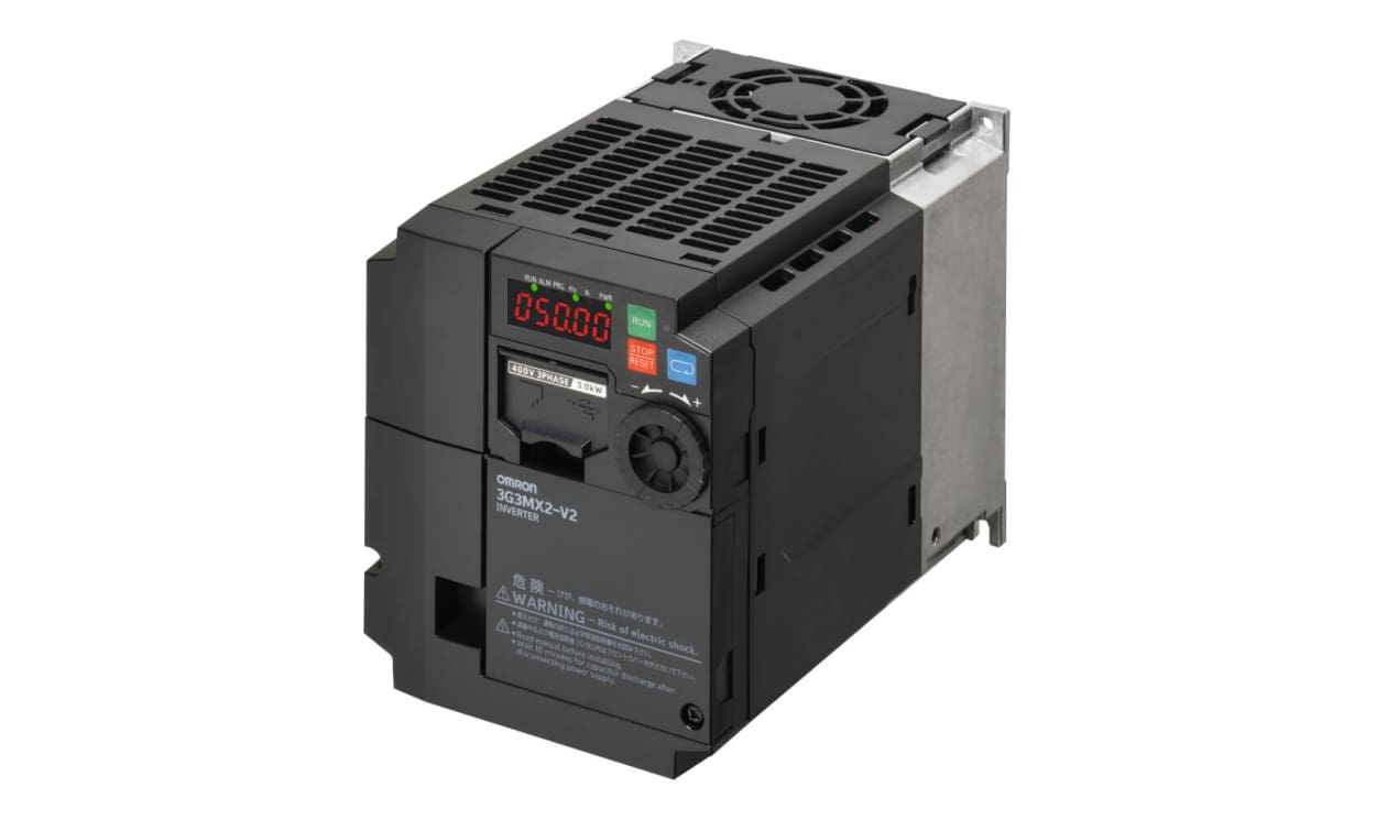 Omron 3G3MX2-AB022-EV2, Inverter Drive, 3 kW, 1 Phase, 200 V, 12 A, 3G3MX2 Series - generaltechuae